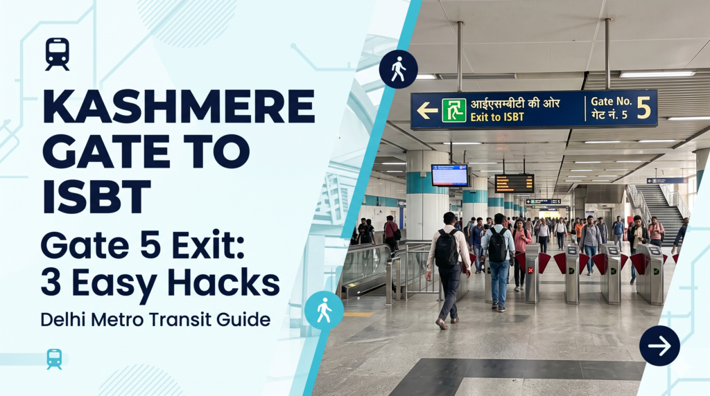 Kashmere Gate Metro Station Gate 5 Exit To ISBT