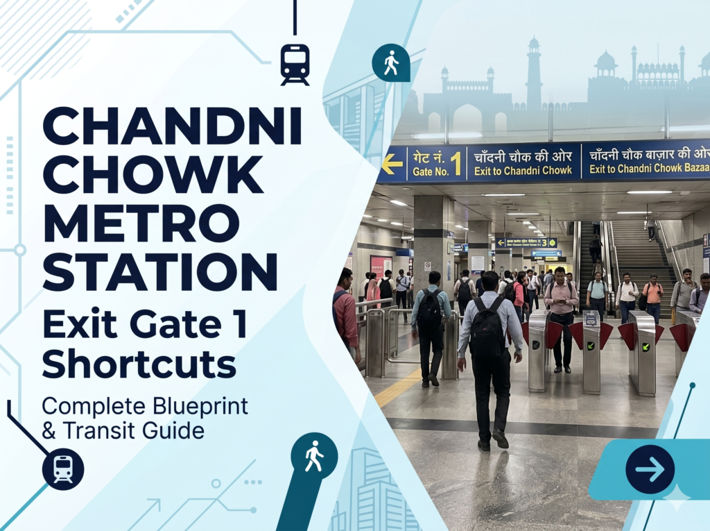 Complete Blueprint: Chandni Chowk Metro Station Exit Gate 1 Shortcuts
