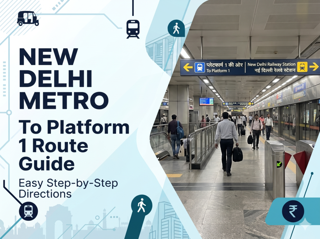 New Delhi Metro to Platform 1