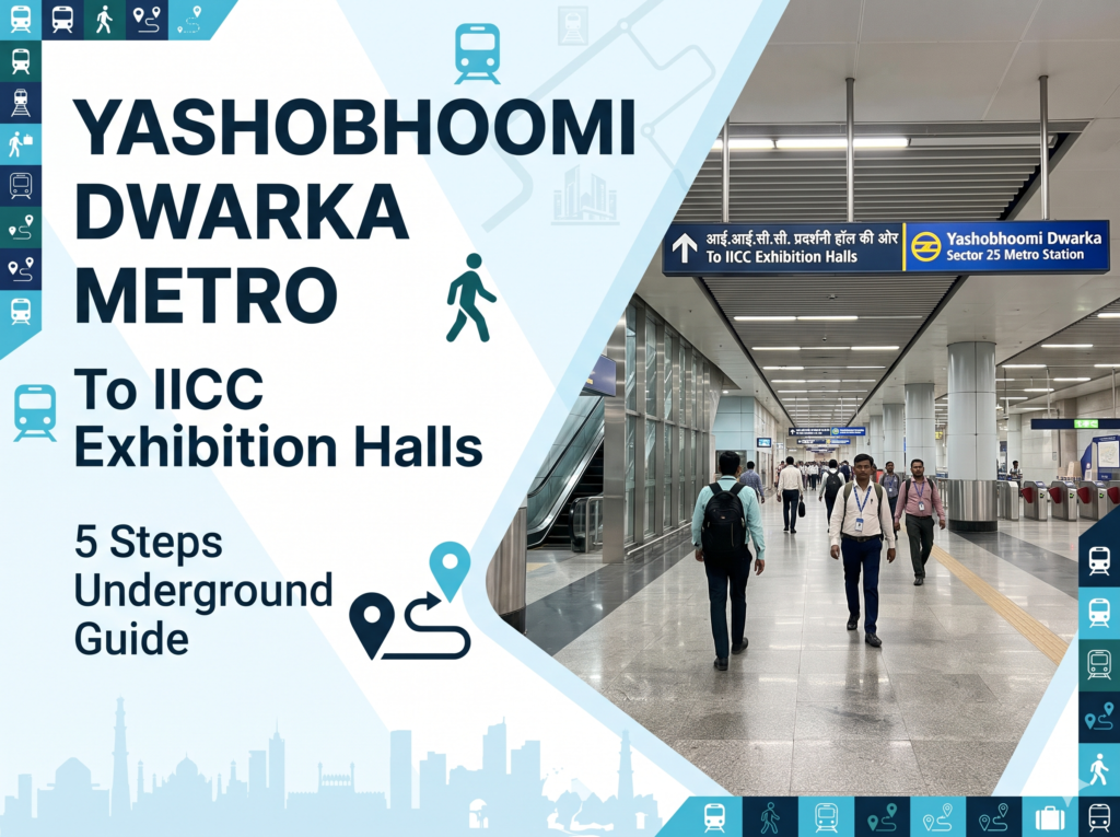 Yashobhoomi Dwarka Metro to IICC: 5 Steps to Reach Exhibition Halls Underground
