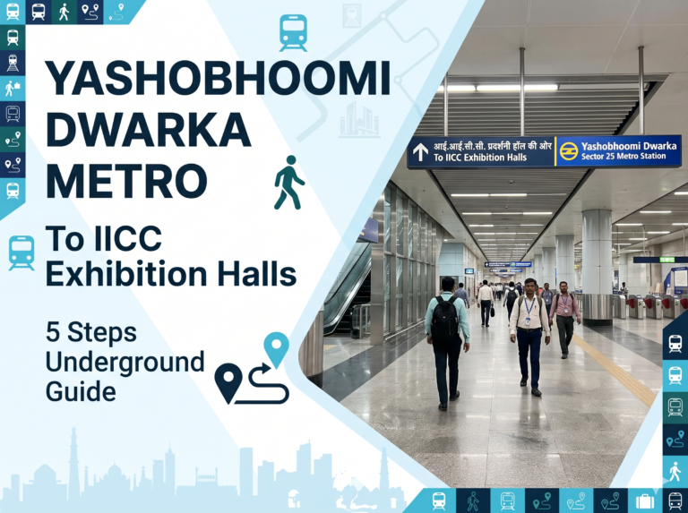 Yashobhoomi Dwarka Metro to IICC: 5 Steps to Reach Exhibition Halls Underground